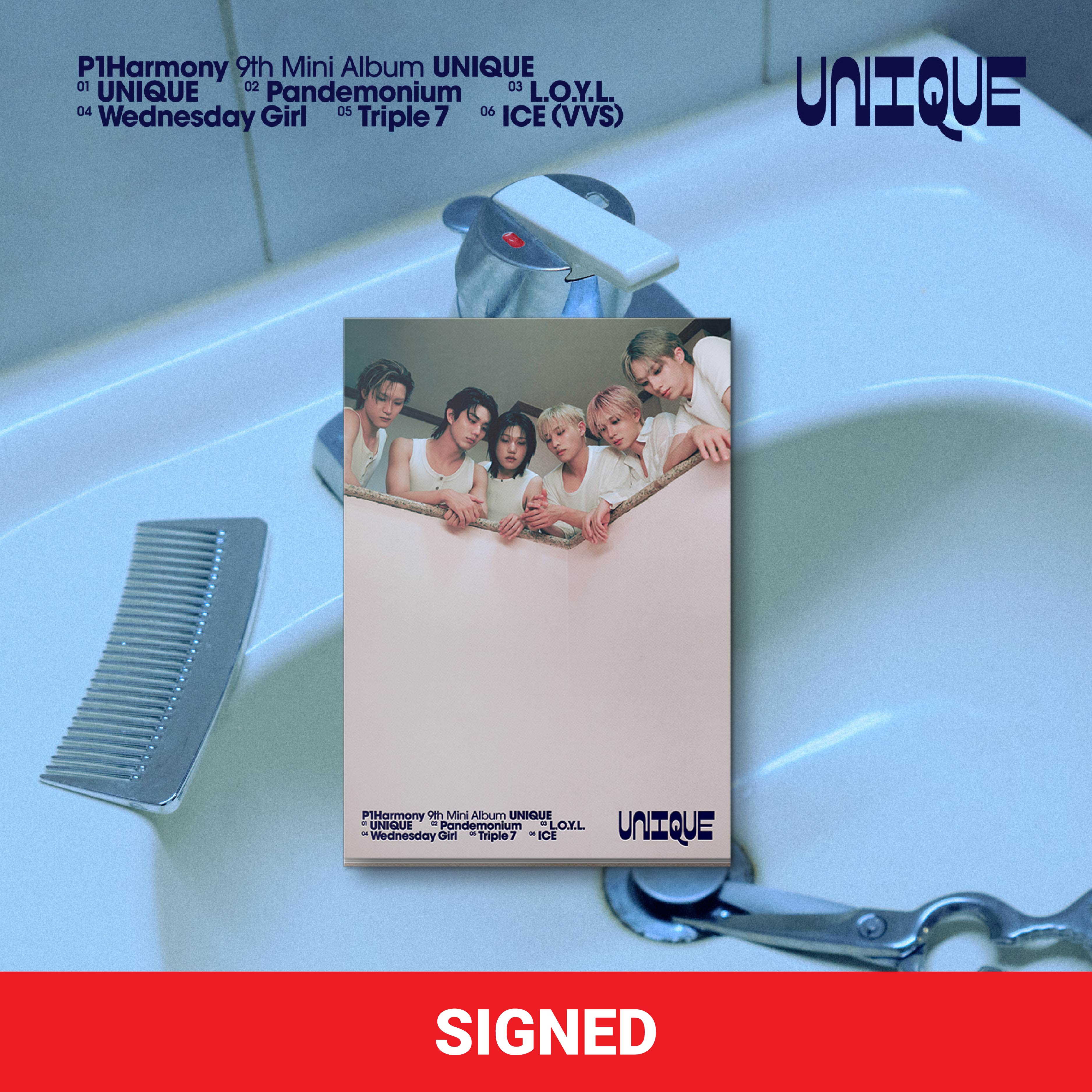 P1Harmony UNIQUE Signed Album | Artist Official Store + Photocard
