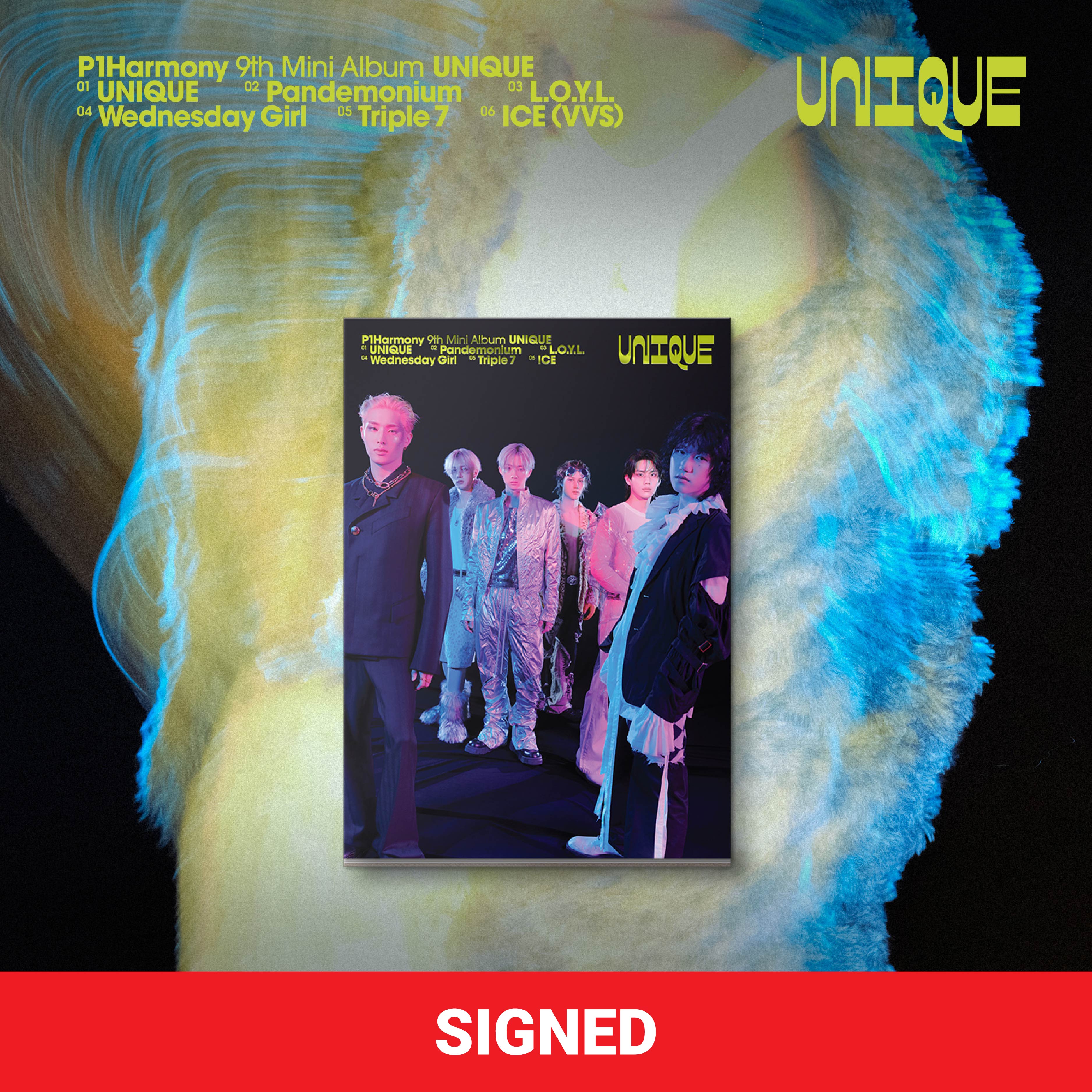 P1Harmony UNIQUE Signed Album | Artist Official Store + Photocard