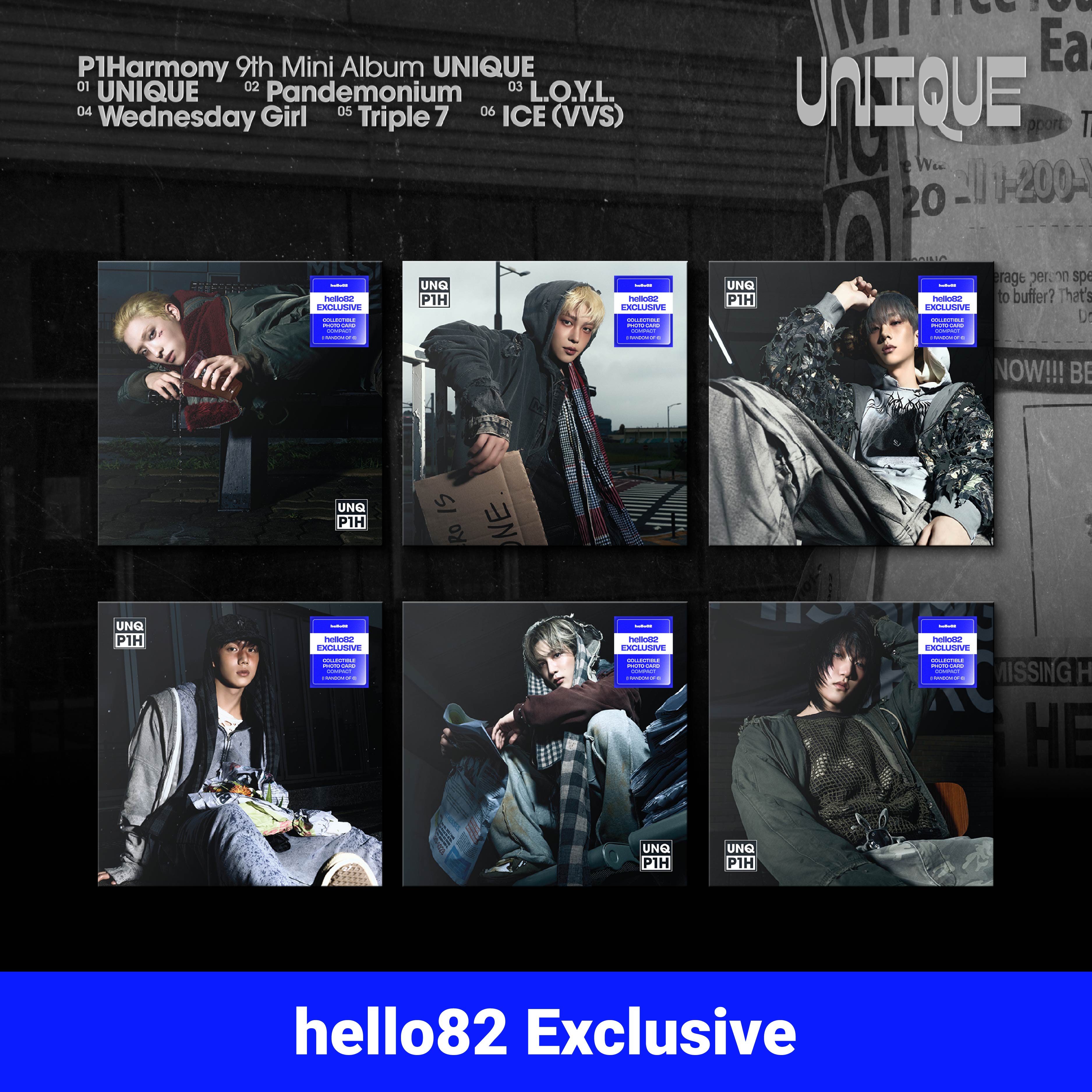 P1Harmony UNIQUE Member Compact | Artist Official Store